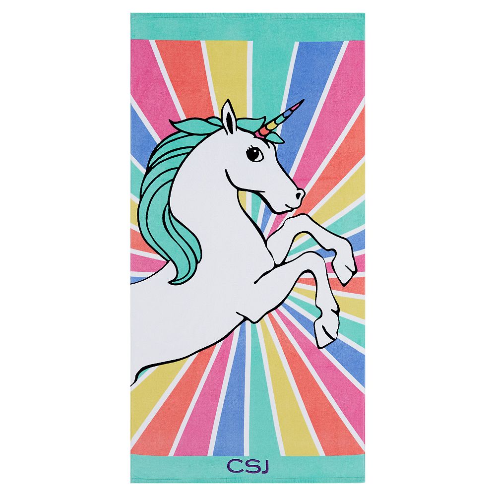 Unicorn Rays Beach Towel