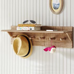 Natural Peg Shelf