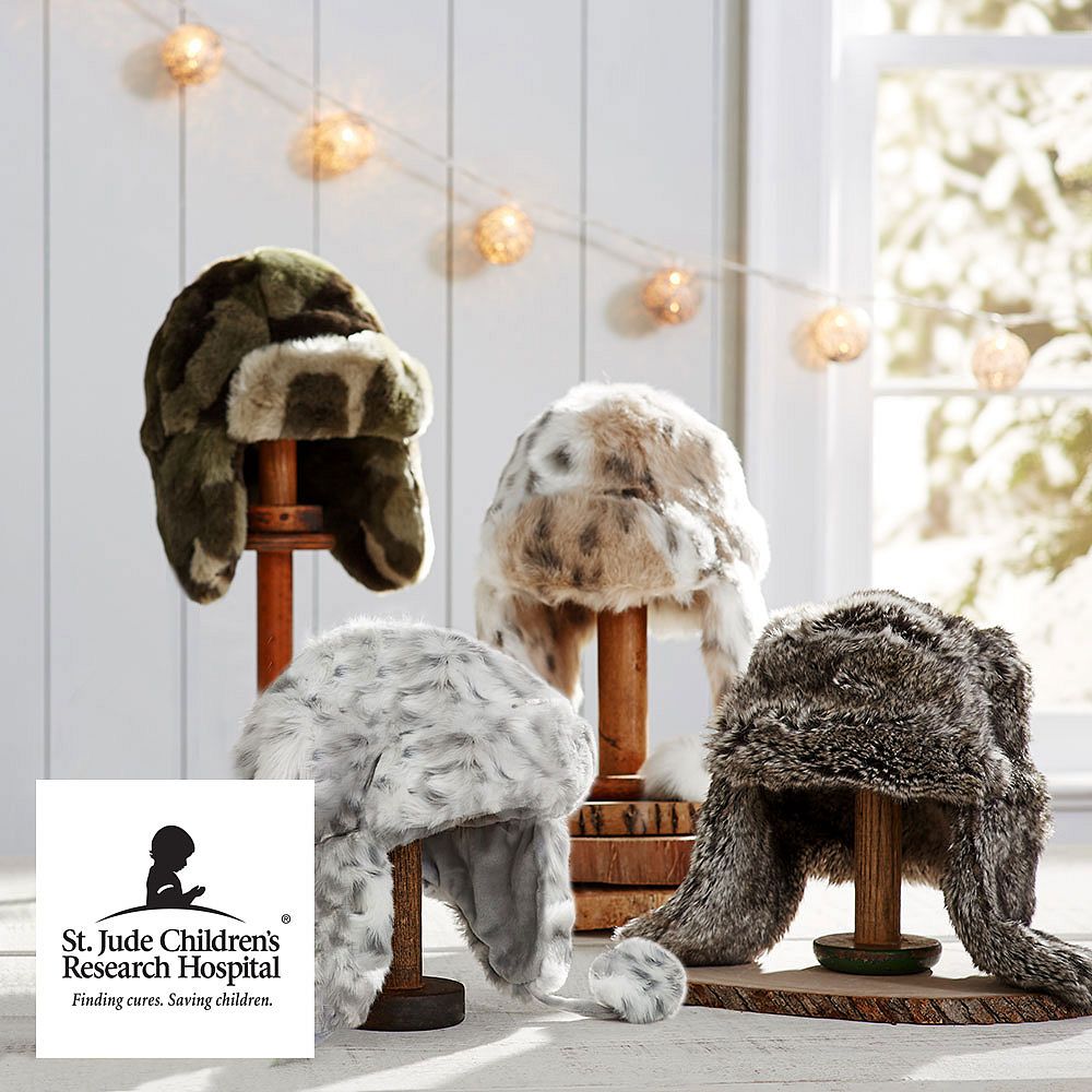 St. Jude Faux Fur Hat