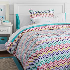 Color Me Zig Zag Duvet Cover