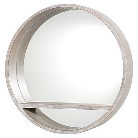 Wood Mirror Shelf