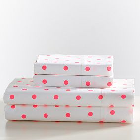 Reverse Dottie Sheet Set