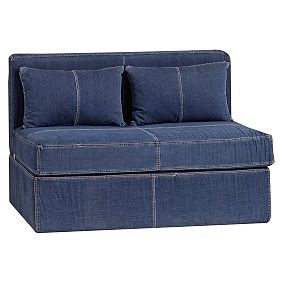 Denim Cushy Sleeper (47.25&quot;)