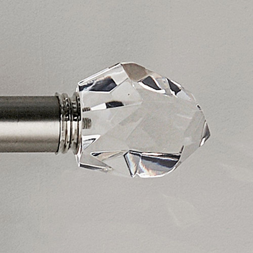 Faceted Lucite Finial