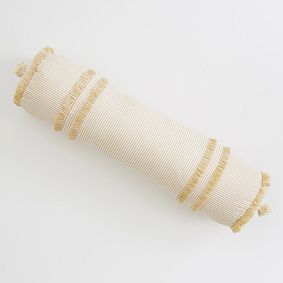 Fringe Bolster Pillow