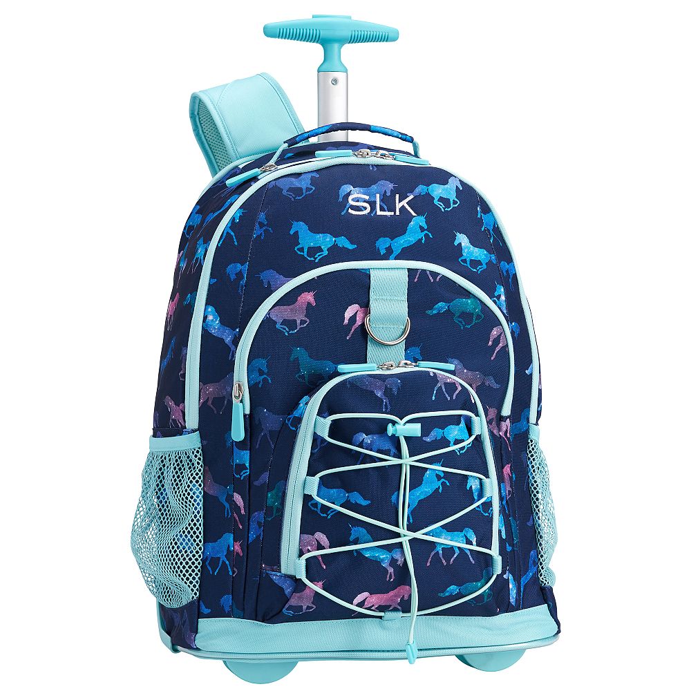 Gear-Up Celestial Unicorn Rolling Backpack