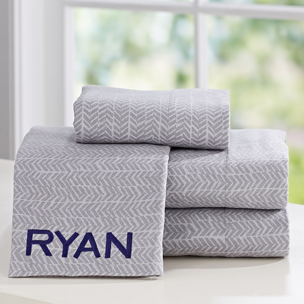 Herringbone Flannel Sheet Set