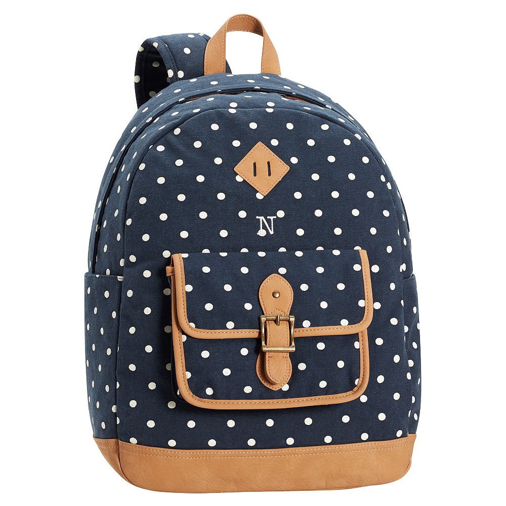 Northfield Navy Dot Backpack