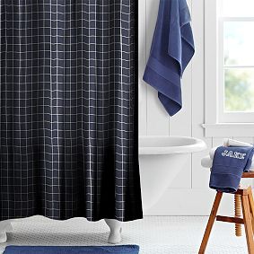 Boxter Plaid Shower Curtain