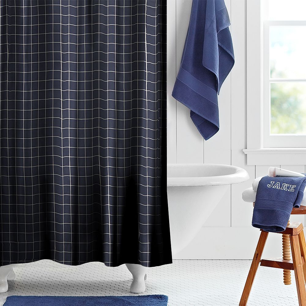 Boxter Plaid Shower Curtain