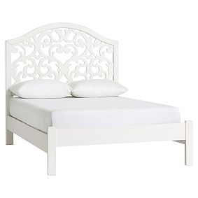 Floral Cut-Out Simple Bed