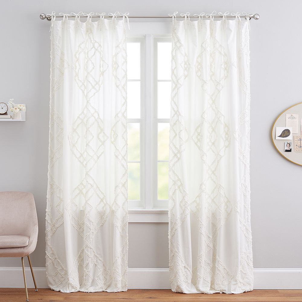 Tufted Diamonds Curtain