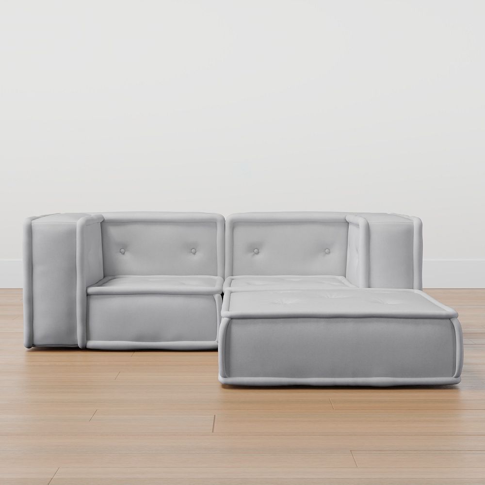 Cushy Loveseat and Ottoman Set (64&quot;)