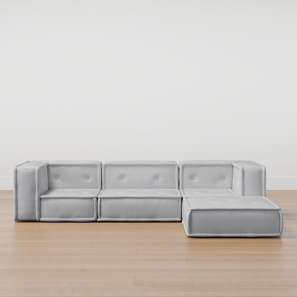 Cushy Sofa and Ottoman Set (96&quot;)