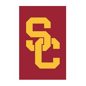 College Logo Applique Flag