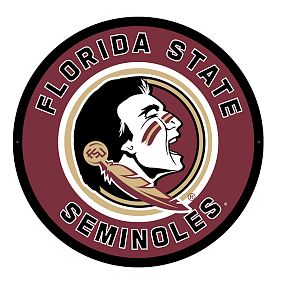College Logo LED Round Wall Decor