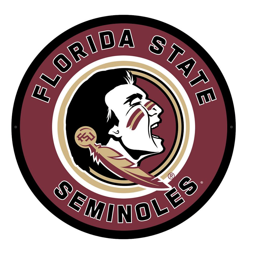 College Logo LED Round Wall Decor