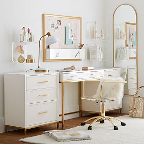 Pinboard with Dry Erase Calendar Cubby
