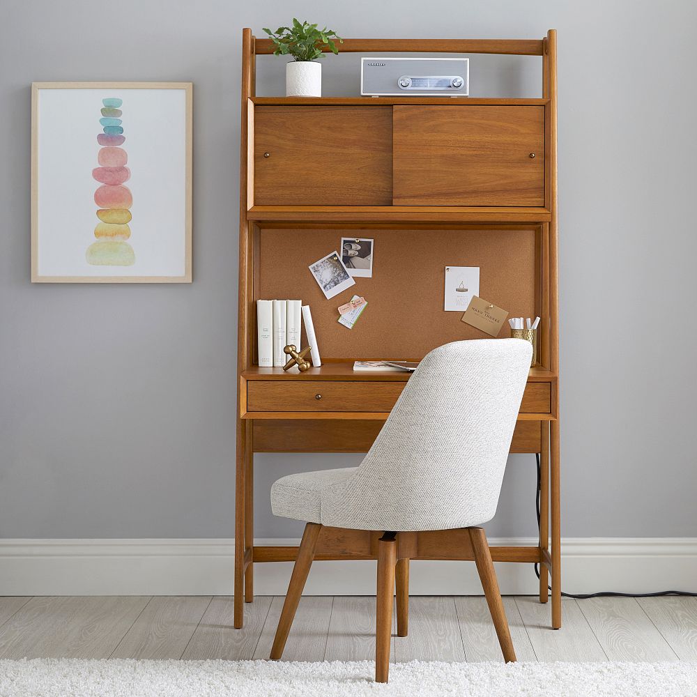 west elm x pbt Mid-Century Smart&#8482; Wall Desk (38&quot;)