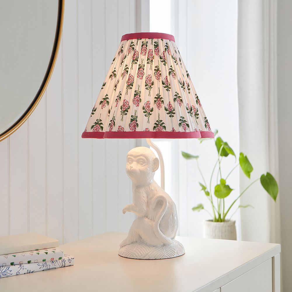 Roller Rabbit Rosebud Monkey Table Lamp (17&quot;)