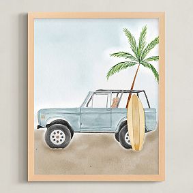 Minted&#174; Beach Cruiser Wall Art by Vilija Webb