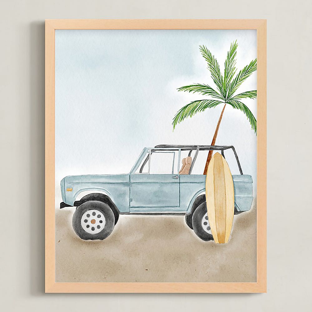 Minted&#174; Beach Cruiser Wall Art by Vilija Webb