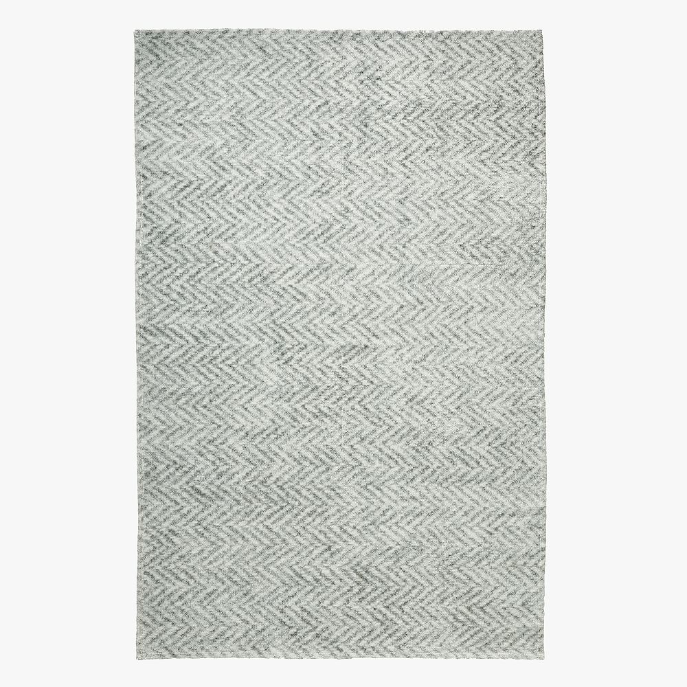 Open Box: Herringbone Washable Rug - Gray