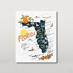 Rifle Paper Co. Florida Map Print