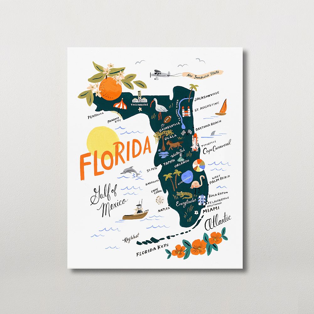 Rifle Paper Co. Florida Map Print
