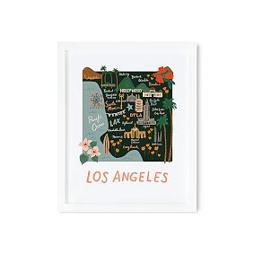 Rifle Paper Co. Los Angeles Map Print