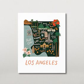 Rifle Paper Co. Los Angeles Map Print