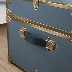 Faux Leather Standard Dorm Trunk