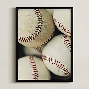 Minted&#174; Baseball 2 Wall Art by Helen Makadia