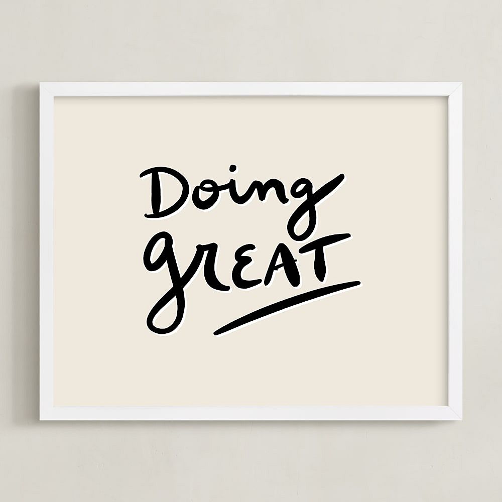 Minted&#174; Doing Great Wall Art by Erika Firm