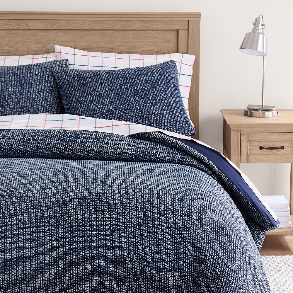 Denim Textured Duvet Cover