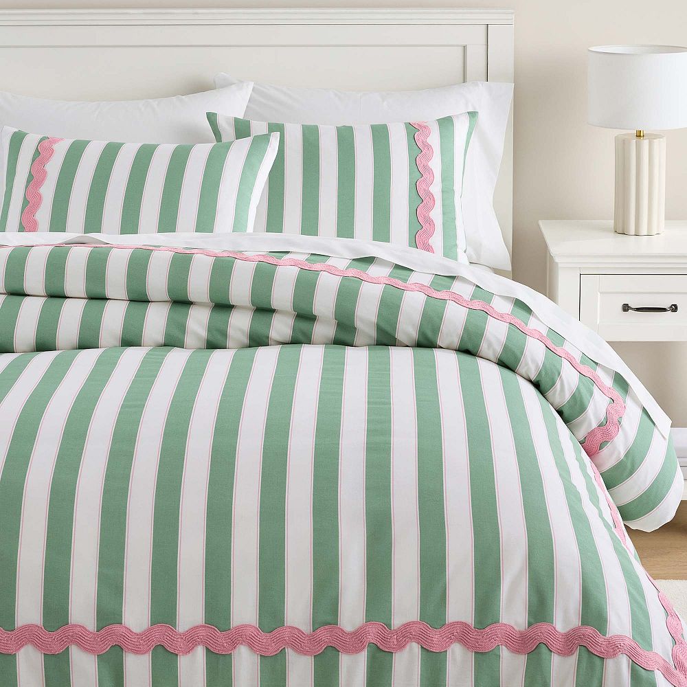 Lara Ricrac Stripe Duvet Cover