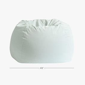 Chenille Plain Weave Washed Pool Bean Bag Chair