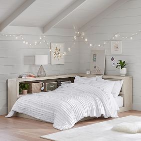 Costa Platform Lounge Corner Bed &amp; 6-Drawer Dresser Set