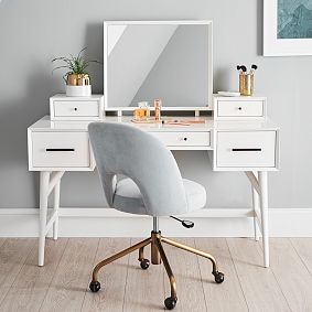 west elm x pbt Mid-Century Storage Vanity Desk (52&quot;)