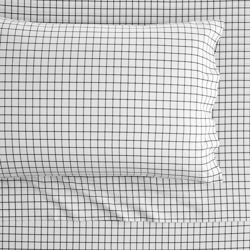Mini Boxter Plaid Organic Sheet Set