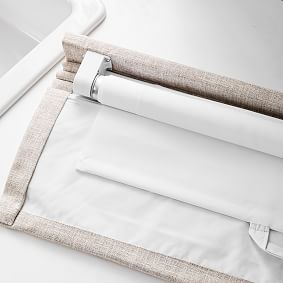Custom Size Classic Woven Cordless Roman Shade
