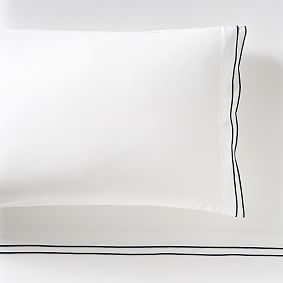 Parker Embroidered Sateen Sheet Set