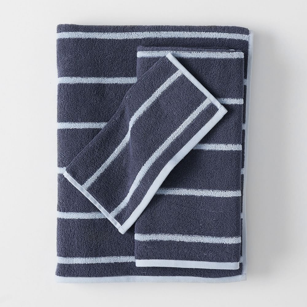 Quick-Dry Organic Striped Towels