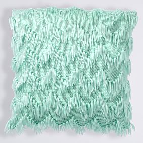 Shaggy Chevron Pillow Covers