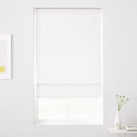 Custom Size Classic Woven Cordless Roman Shade