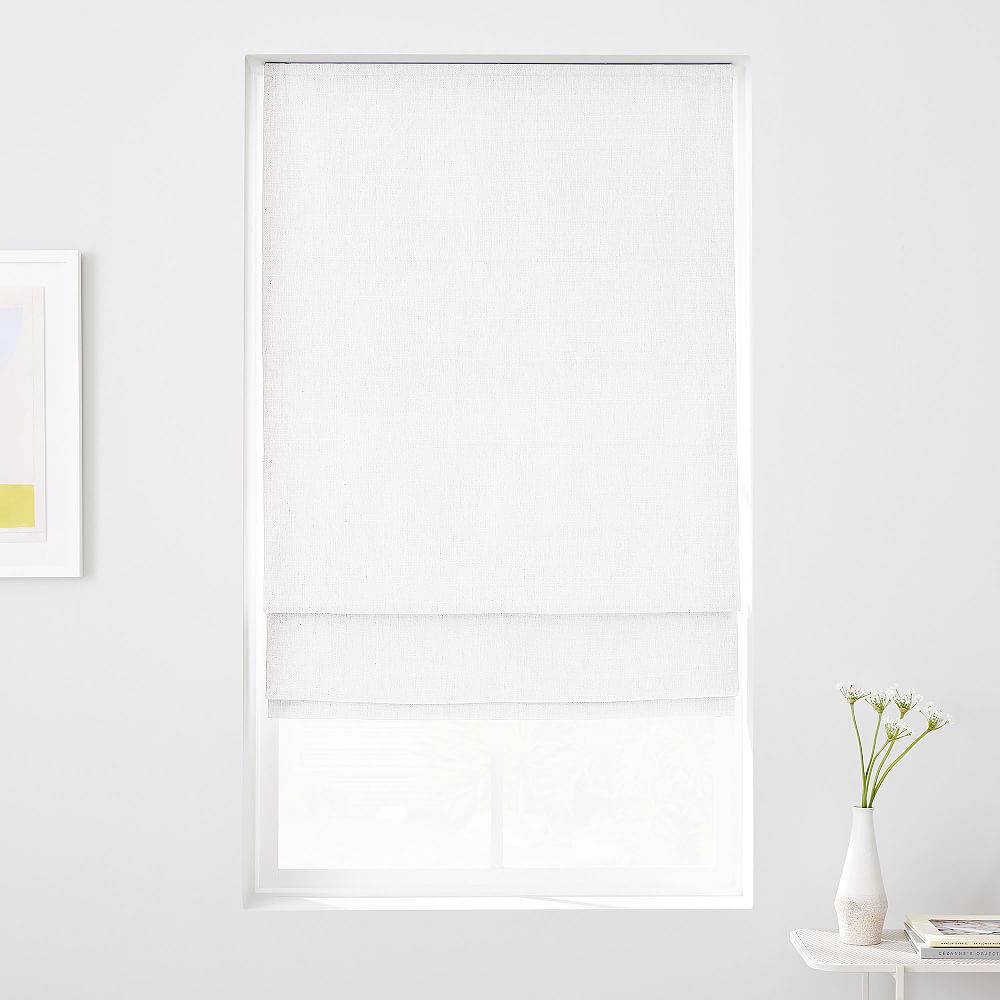 Custom Size Classic Woven Cordless Roman Shade