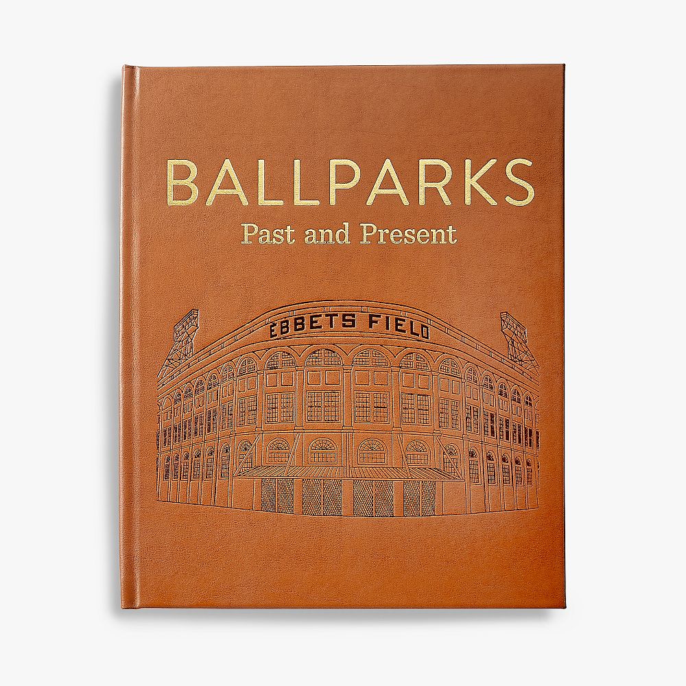 Ballparks Leather-Bound Book