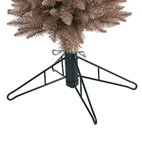 Champagne Pencil Faux Christmas Tree - 4'