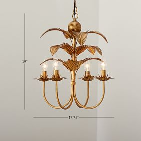 Palm Chandelier (18&quot;)