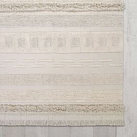 Airy Cotton Tufted Washable Rug